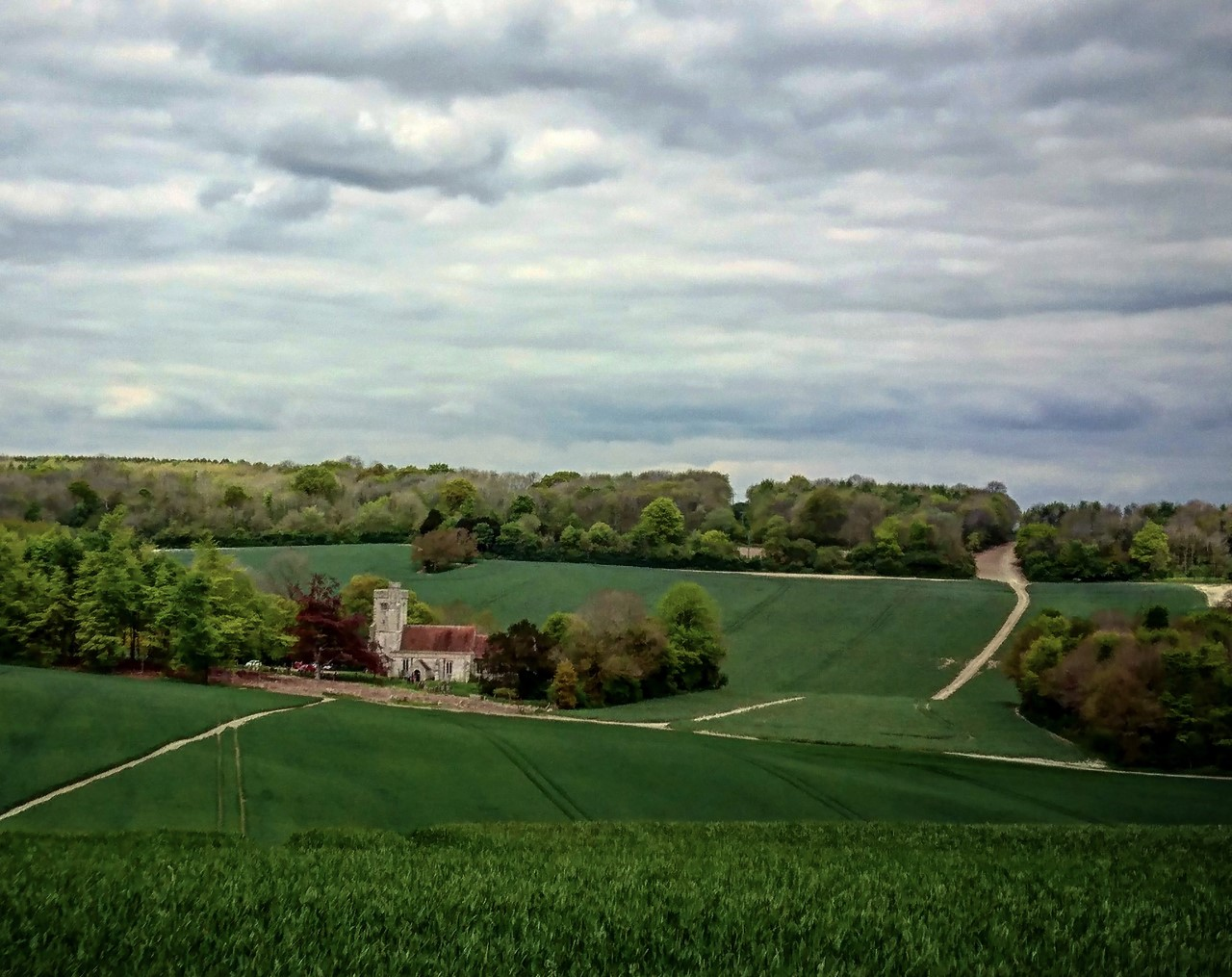 Carol Palmer (Insta Tw @Mollyd44) Church At Challock From Eastwell Manor Estate