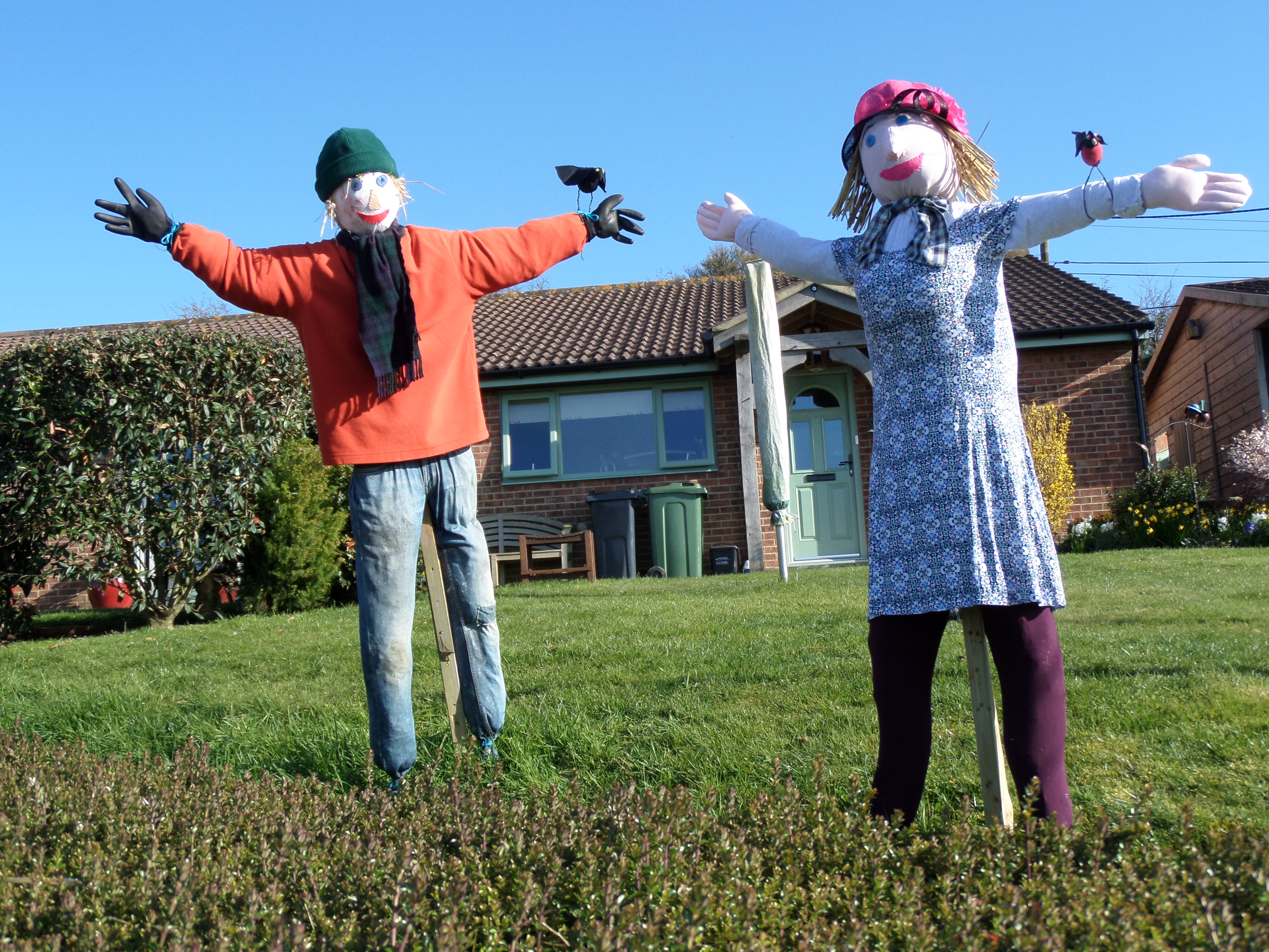 Richard Smithson Garden Scarecrows